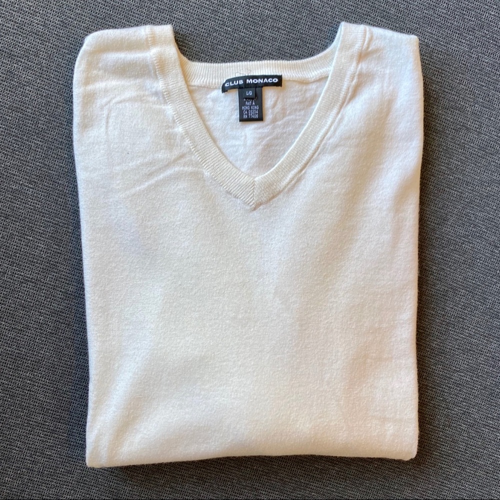 Club Monaco V-Neck Sweater